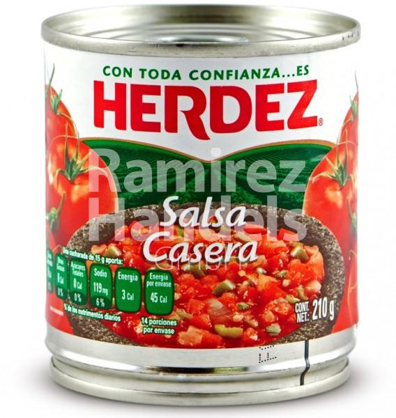 Salsa Casera Herdez 210 g Dose (MHD 01 APR 2024)