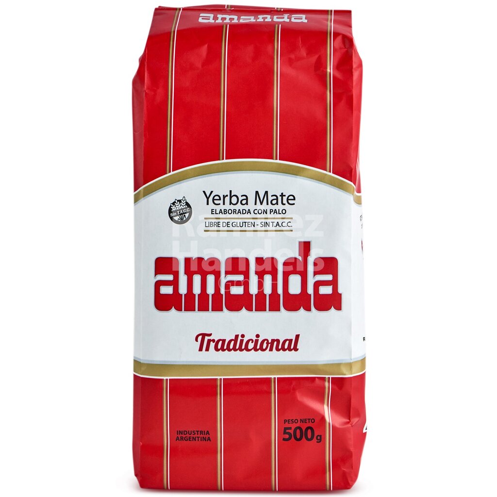 [AR0004] Yerba Mate AMANDA ROJA 500 g