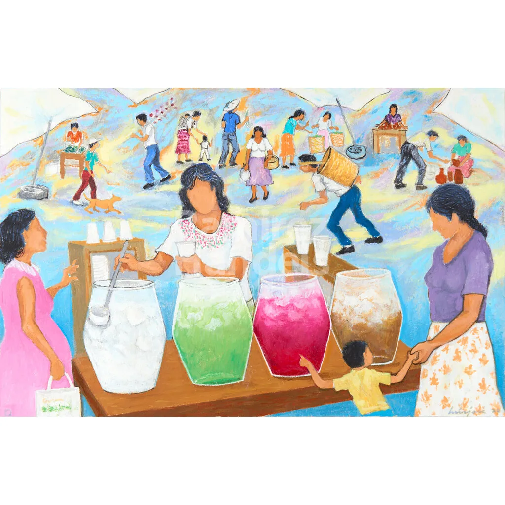 [ART027] Sabores del Mercado  (de la Serie Códigos Mexicanos) Luis Jose Ramirez 2022