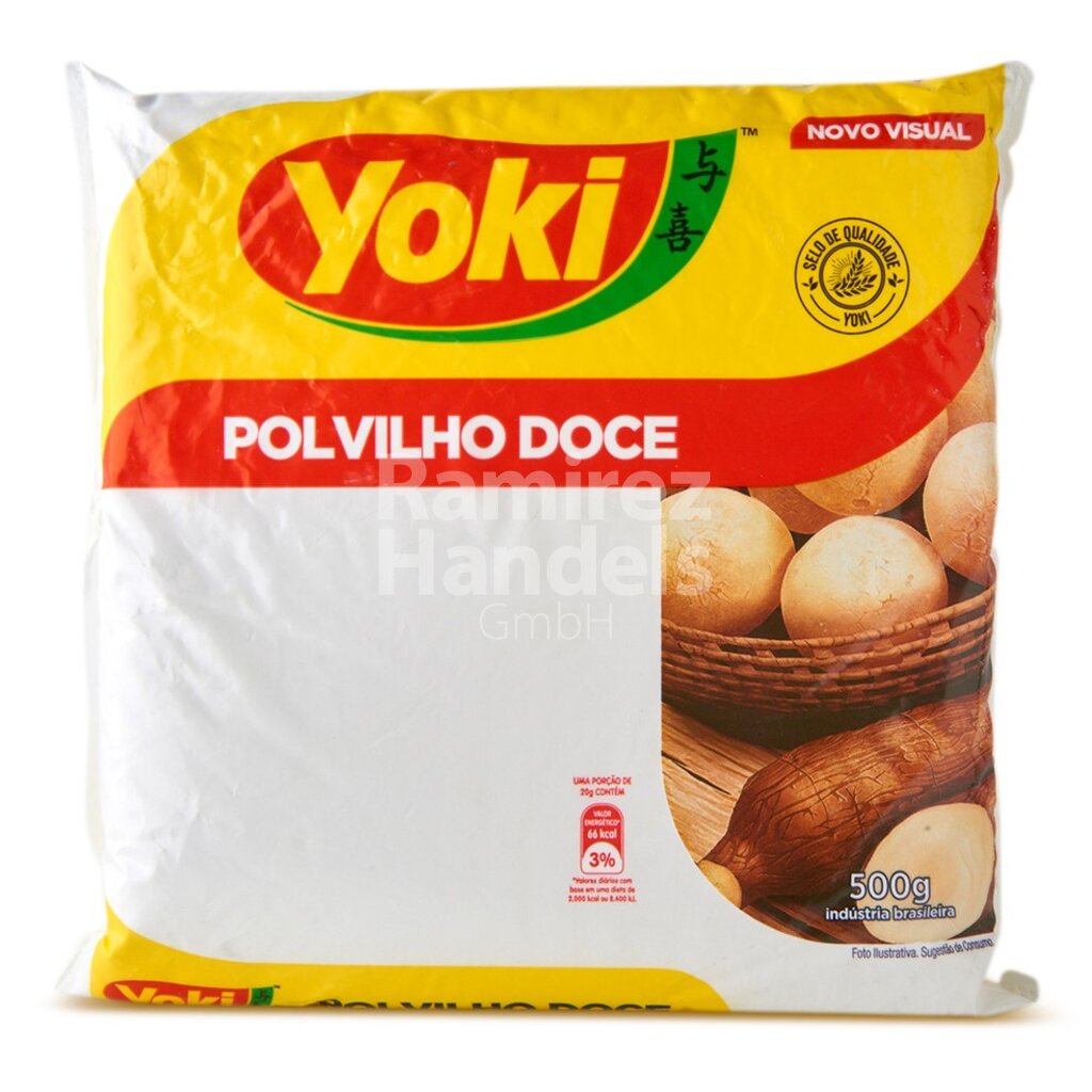 [BR0002] Fine cassava starch - Polvihlo Doce Alm YUCA YOKI 500 g