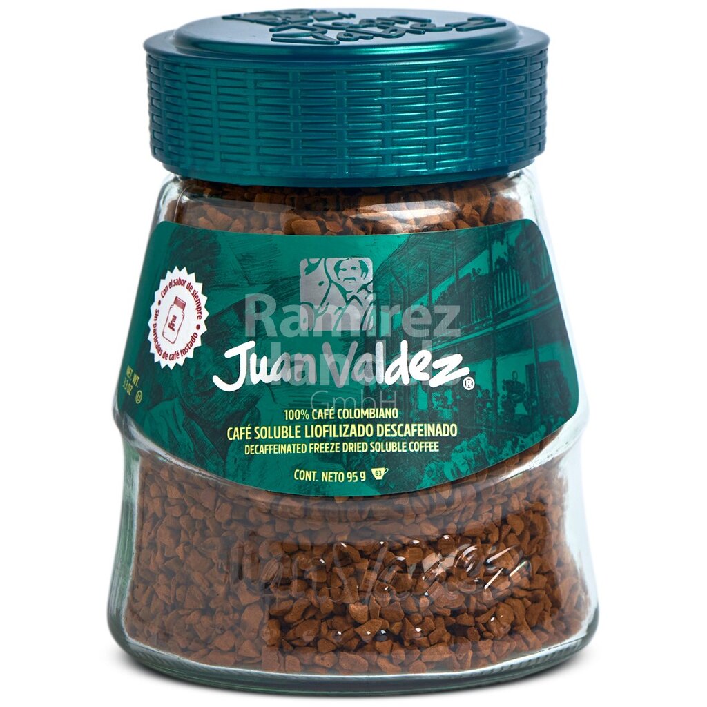 Kaffee löslich JUAN VALDEZ Entkoffeiniert 95 g
