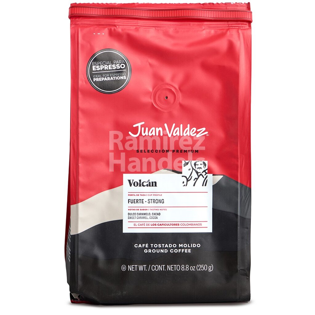 Kaffee gemahlen Volcán JUAN VALDEZ 250 g
