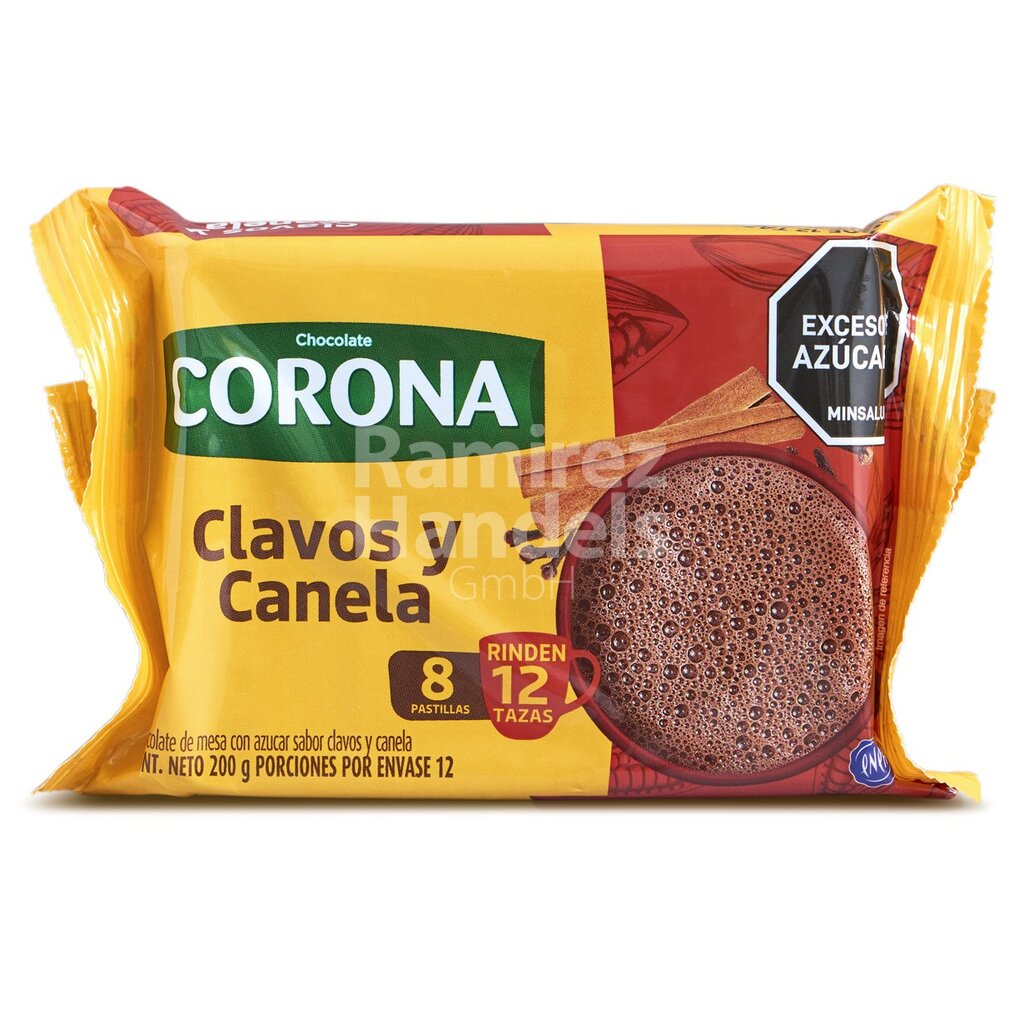 [CO0084] Schokolade CORONA CLAVO CANELA 200 g