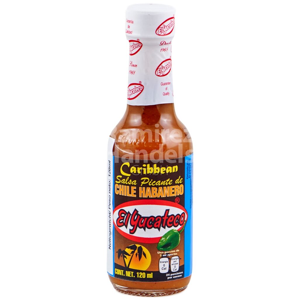 [MX0011] Salsa Habanera Caribbean El Yucateco 120 ml