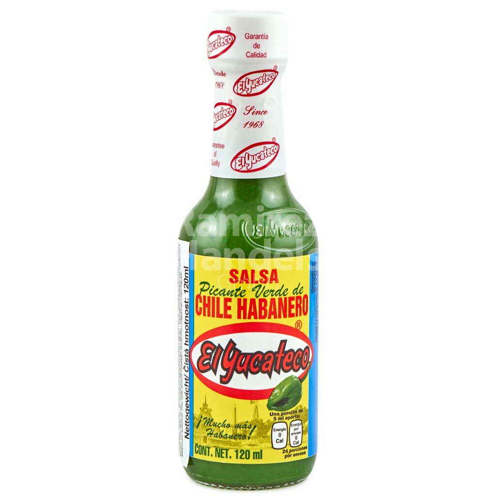 [MX0013] Salsa Habanera Verde El Yucateco 120 ml