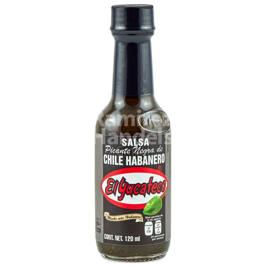 [MX0017] Black Salsa Habanero Black Label EL YUCATECO 120 ml