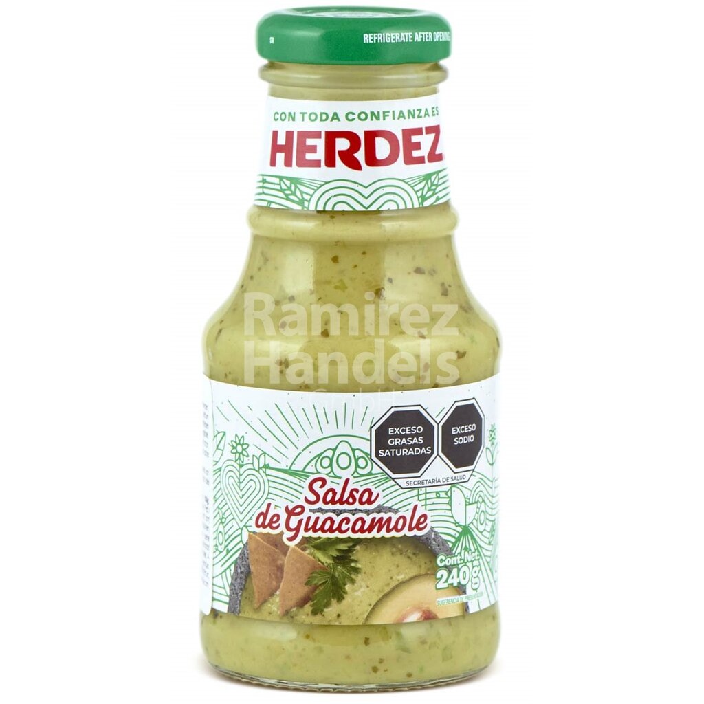 [MX0018] Salsa guacamole HERDEZ 240 g