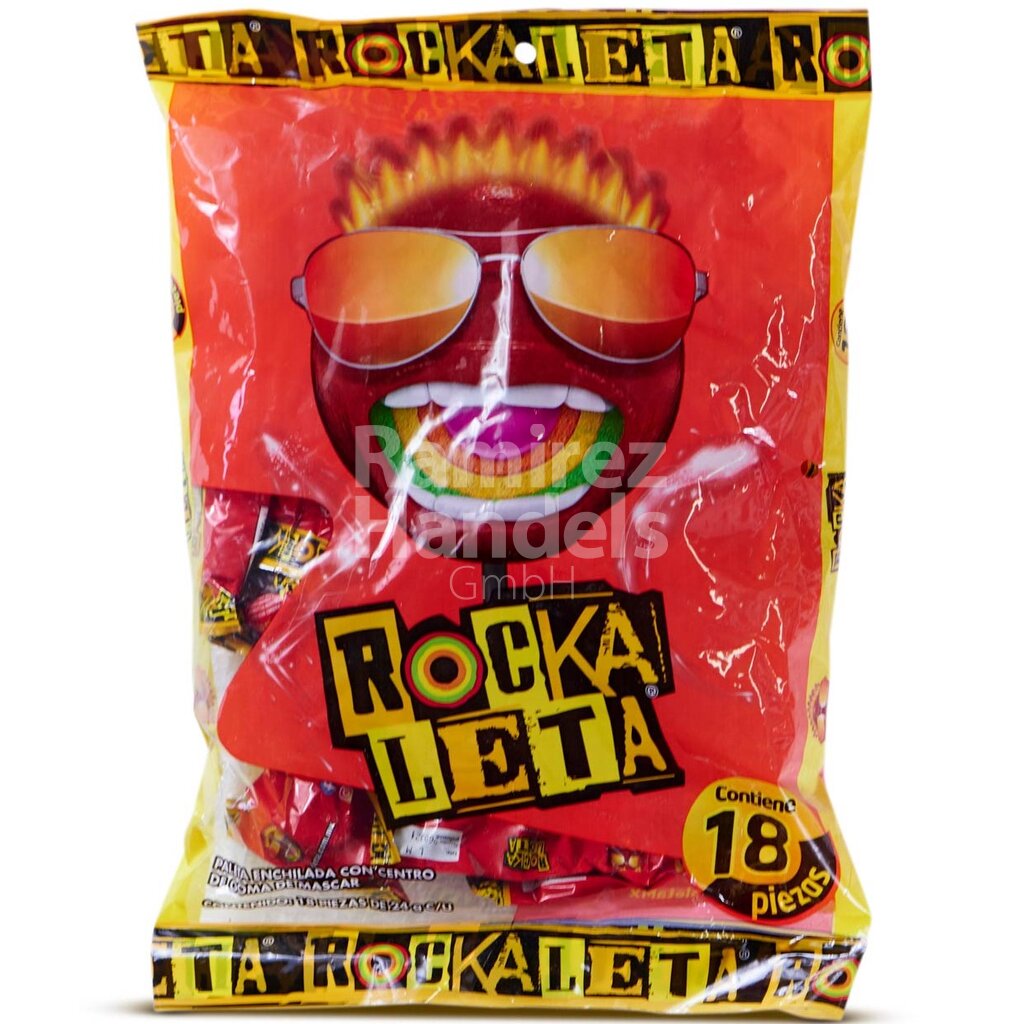 Rockaleta Lollis mit Chili 18 St. (539 g)