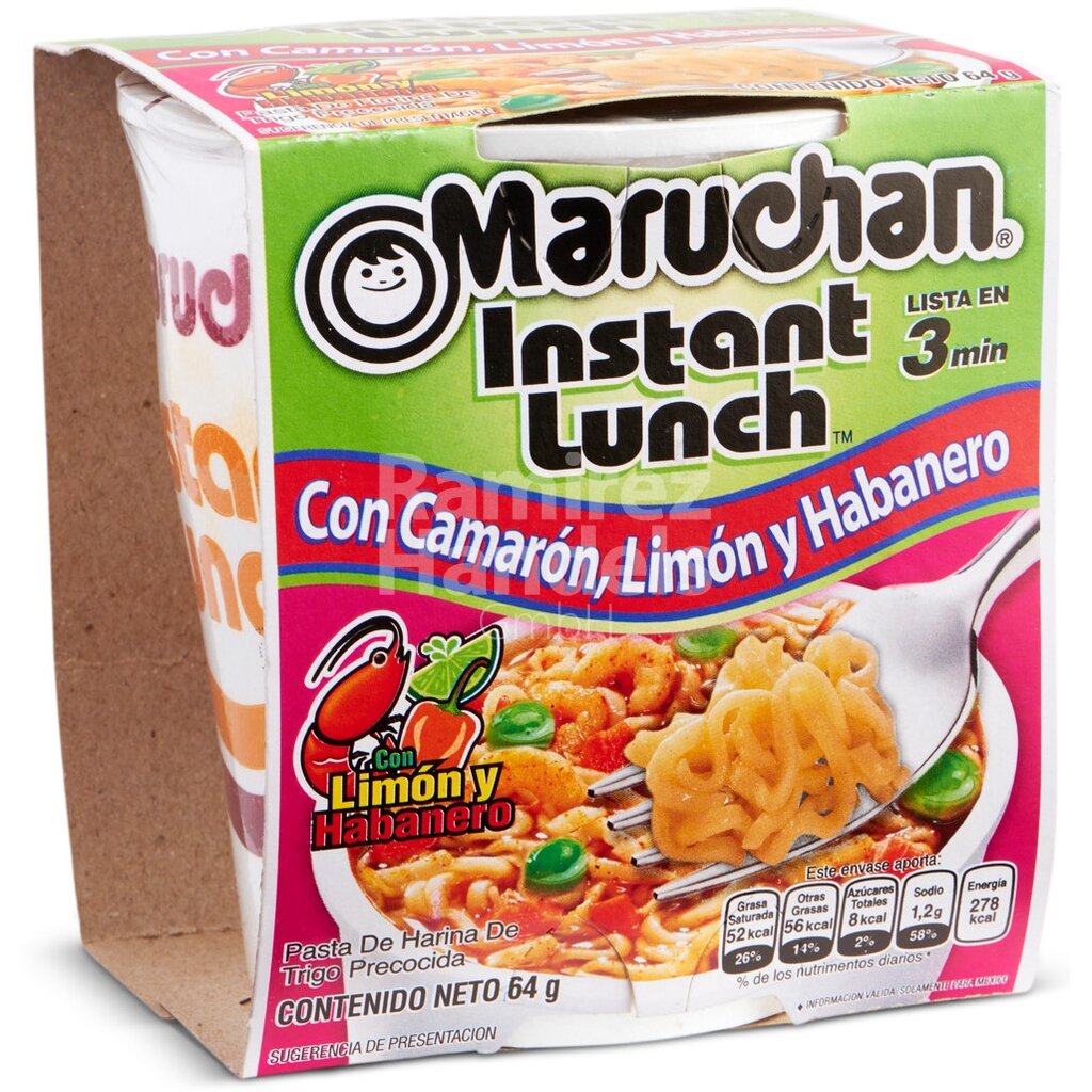 [MX0070] Maruchan con Limon y Chile Habanero 64 g