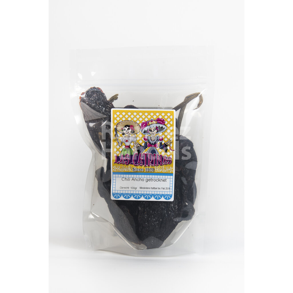 Chili Ancho getrocknet LAS CATRINAS 100 g