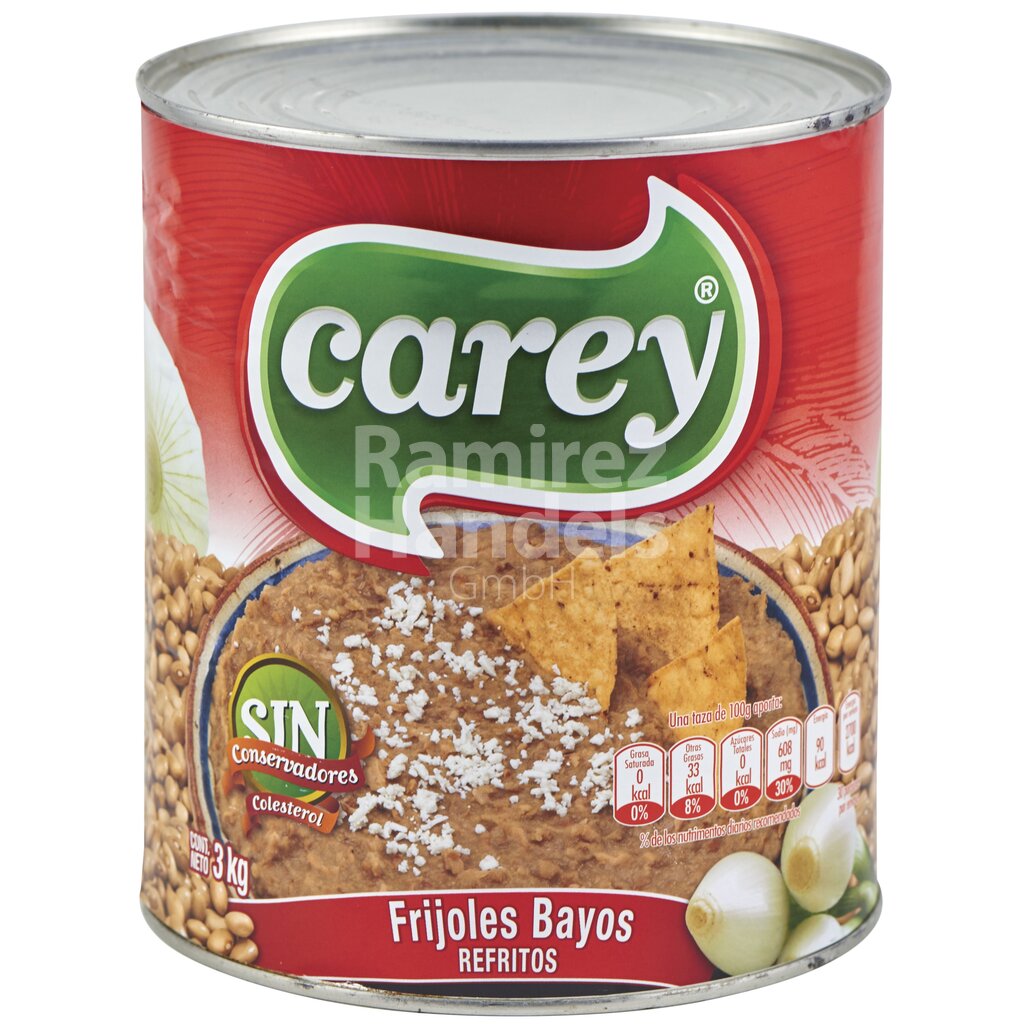 Frijoles Bayos Refritos Carey - Helles Bohnenmus 3 kg