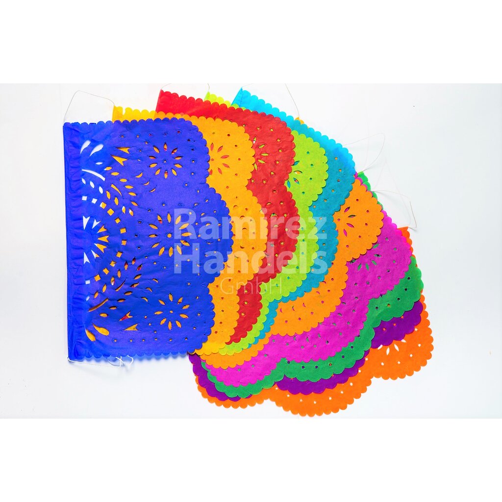 Girlande Papel Picado Bunt 5m (36x22cm)