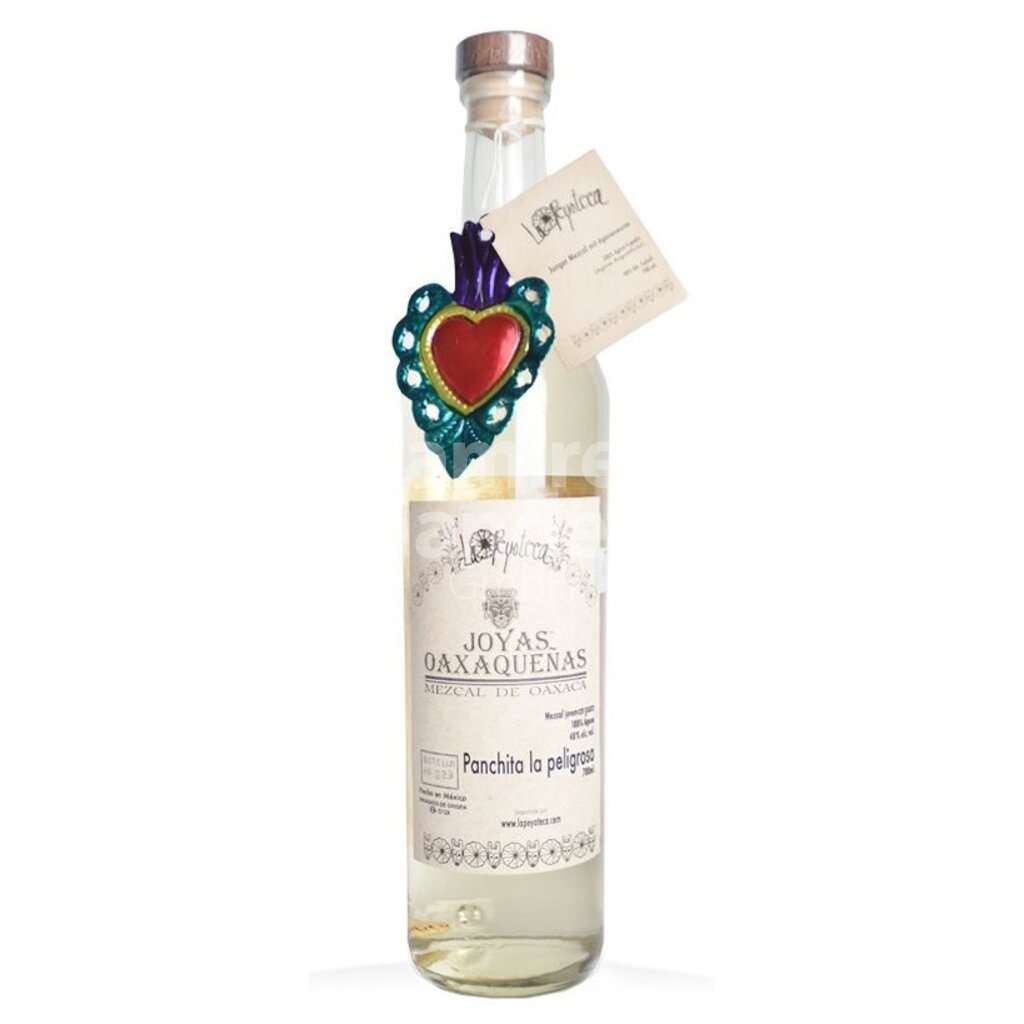 [MX0207] Panchita la Peligrosa Mezcal weiß mit Wurm 48% Vol. Alk. 700 ml