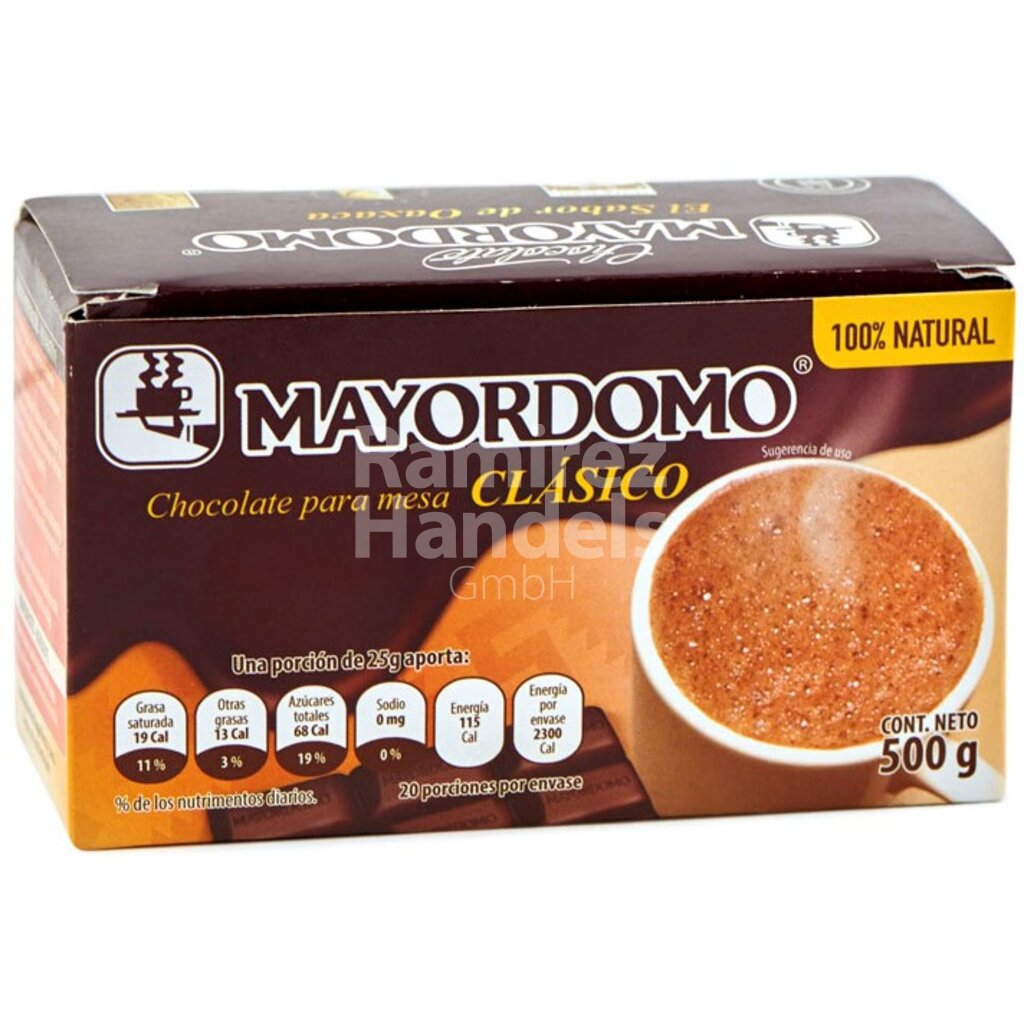 [MX0215] Chocolate de Oaxaca Mayordomo 500 g