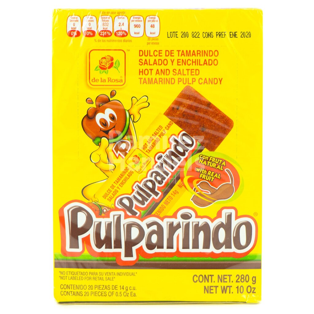 [MX0241] Pulparindos Clasicos de la Rosa 280 g (20 St.)