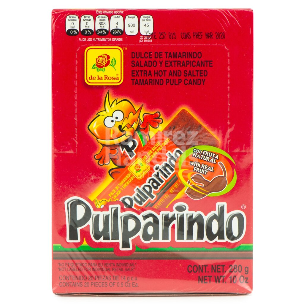 Pulparindos Extra Hot DE LA ROSA 20 pcs. 280 g