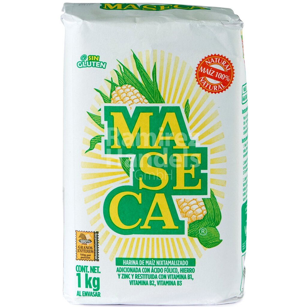 Harina de Maiz Blanco Nixtamalizado Maseca 1 kg