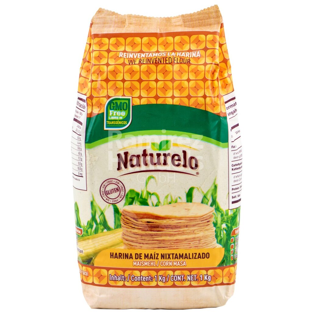 Maismehl für Tortillas Naturelo 1 kg