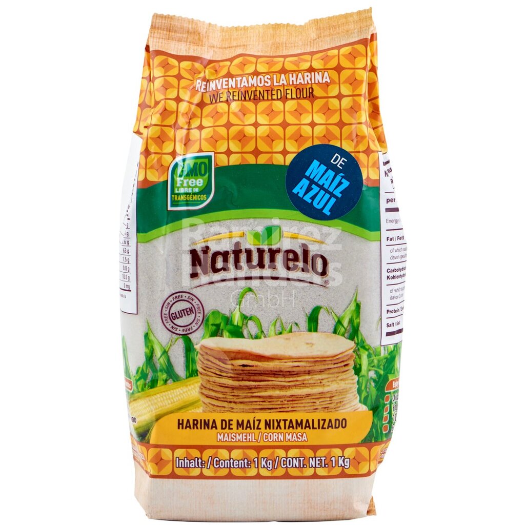 [MX0252] Blue corn flour for tortillas NATURELO 1 kg