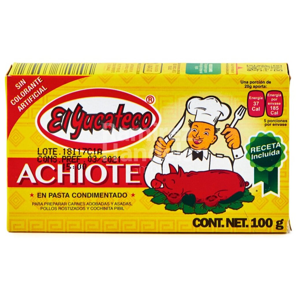 Achiote Paste El Yucateco 100 g, Annattopaste
