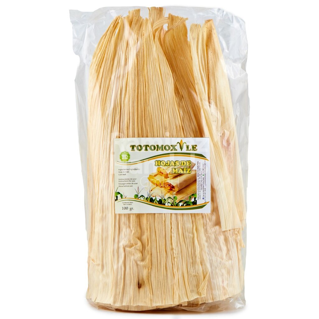 Hojas de Maiz para Tamales Totomoxtle 100 g