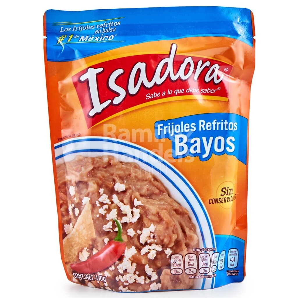 [MX0356] Frijoles Refritos Bayos Isadora 400 g