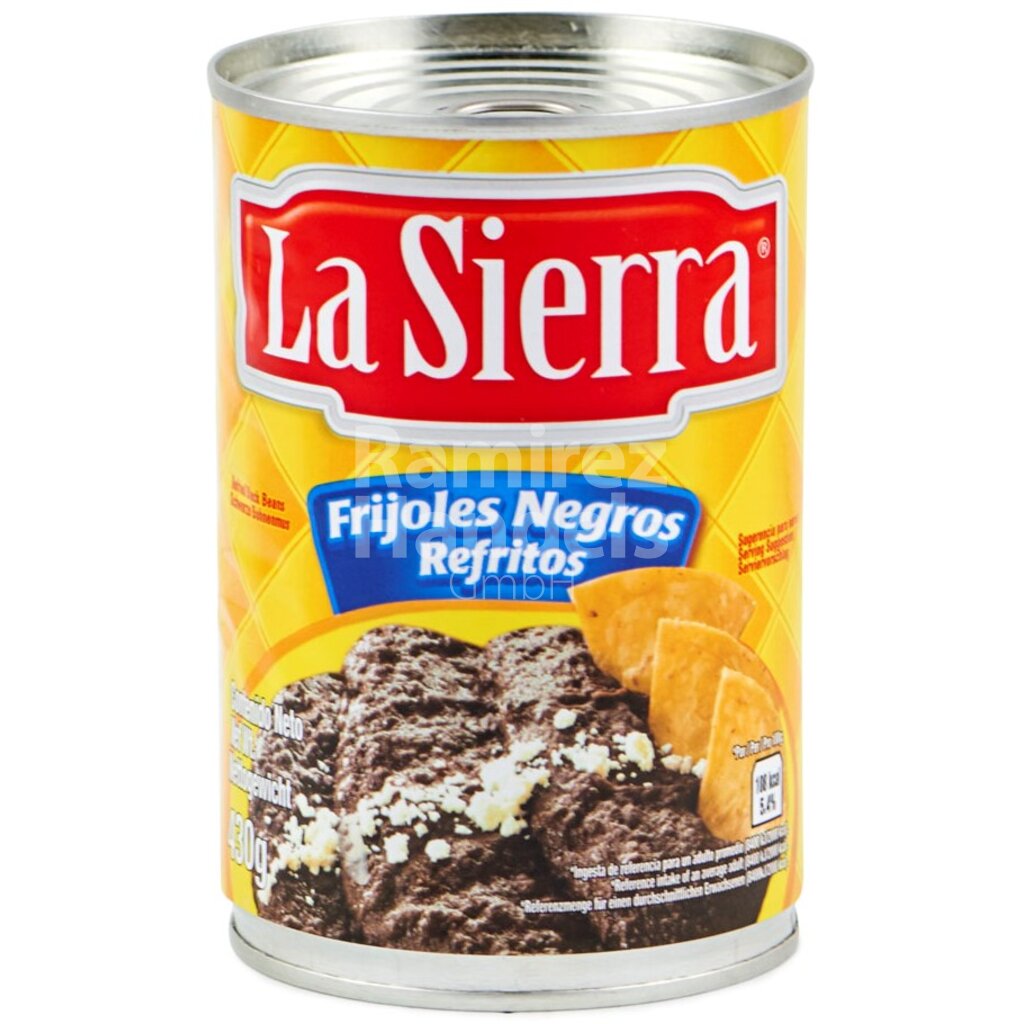 [MX0371] Schwarzes Bohnenmus La Sierra 430 g Dose
