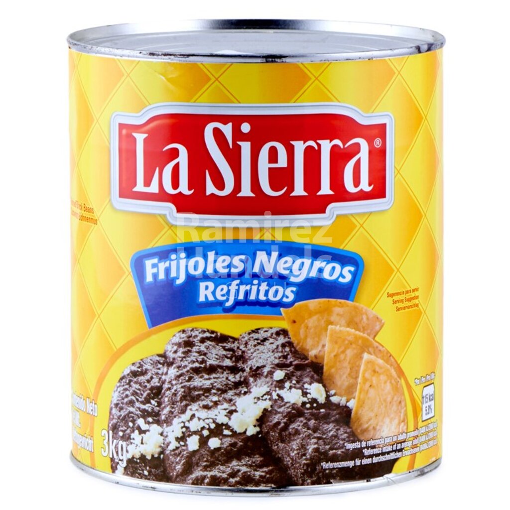 [MX0413] Frijoles Refritos - Schwarze Bohnenmus La Sierra 3 kg