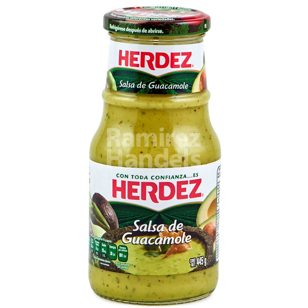 [MX0417] Salsa guacamole HERDEZ 445 g