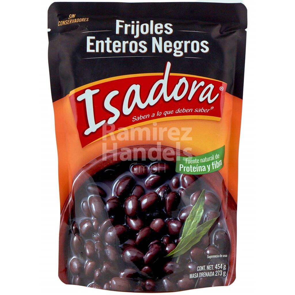 [MX0431] Frijoles Enteros Negros Isadora 454 g