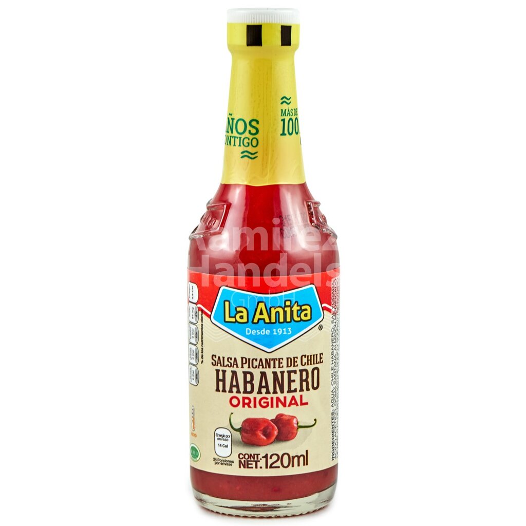 [MX0518] Rote Salsa Habanero La Anita 120 ml