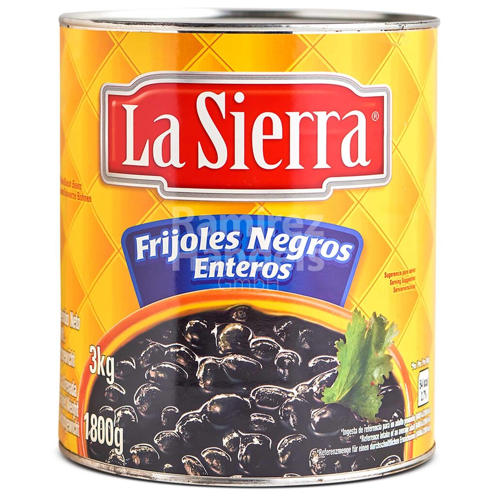 [MX0580] Frijoles ganze schwarze Bohnen La Sierra 3 kg