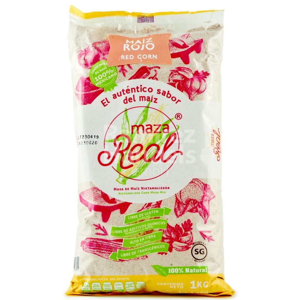 [MX0625] Rotes Maismehl für Tortillas Maza Real 1 kg