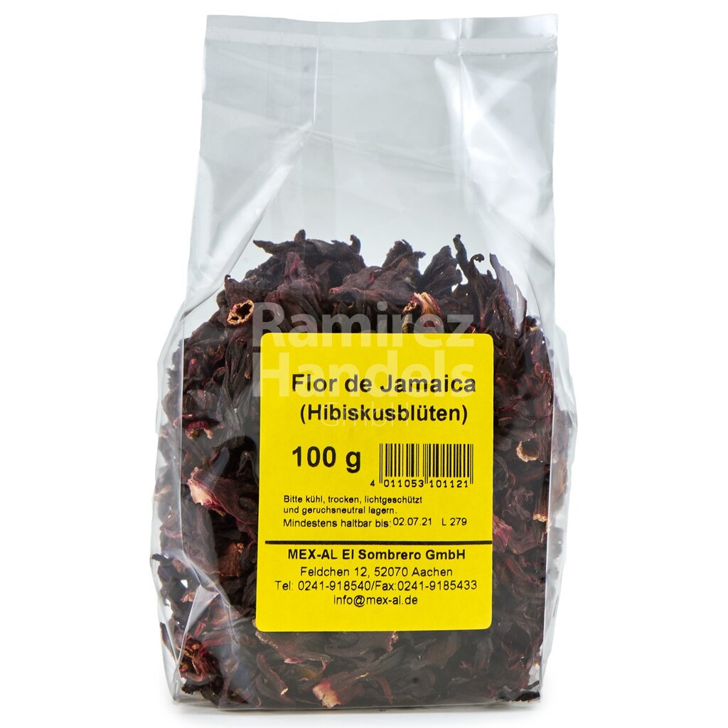 [MX0679] Jamaica hibiscus flowers dried MEXAL 100 g