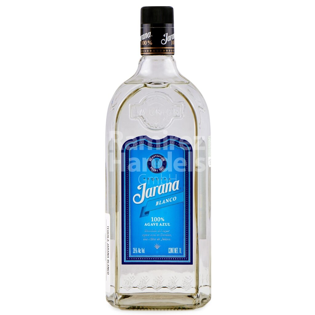 Tequila Jarana Blanco 100% Agave 35% vol. 1 l