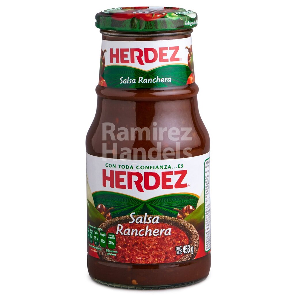 [MX0797] Salsa Ranchera Herdez 453 g Glas