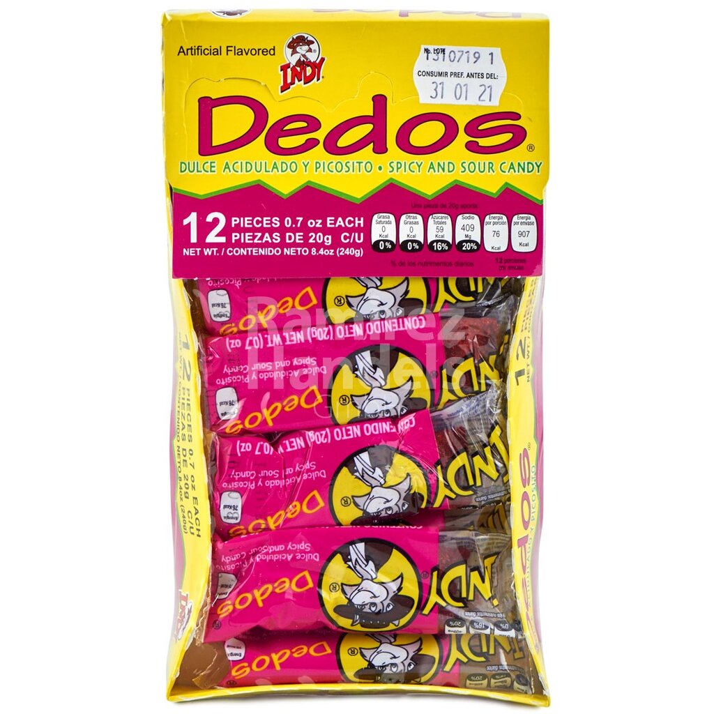[MX0830] Indy Dedos 12 St.