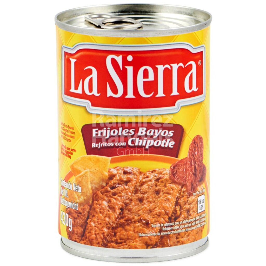 [MX0861] Helles Bohnenmus MIT CHIPOTLE La Sierra 430 g