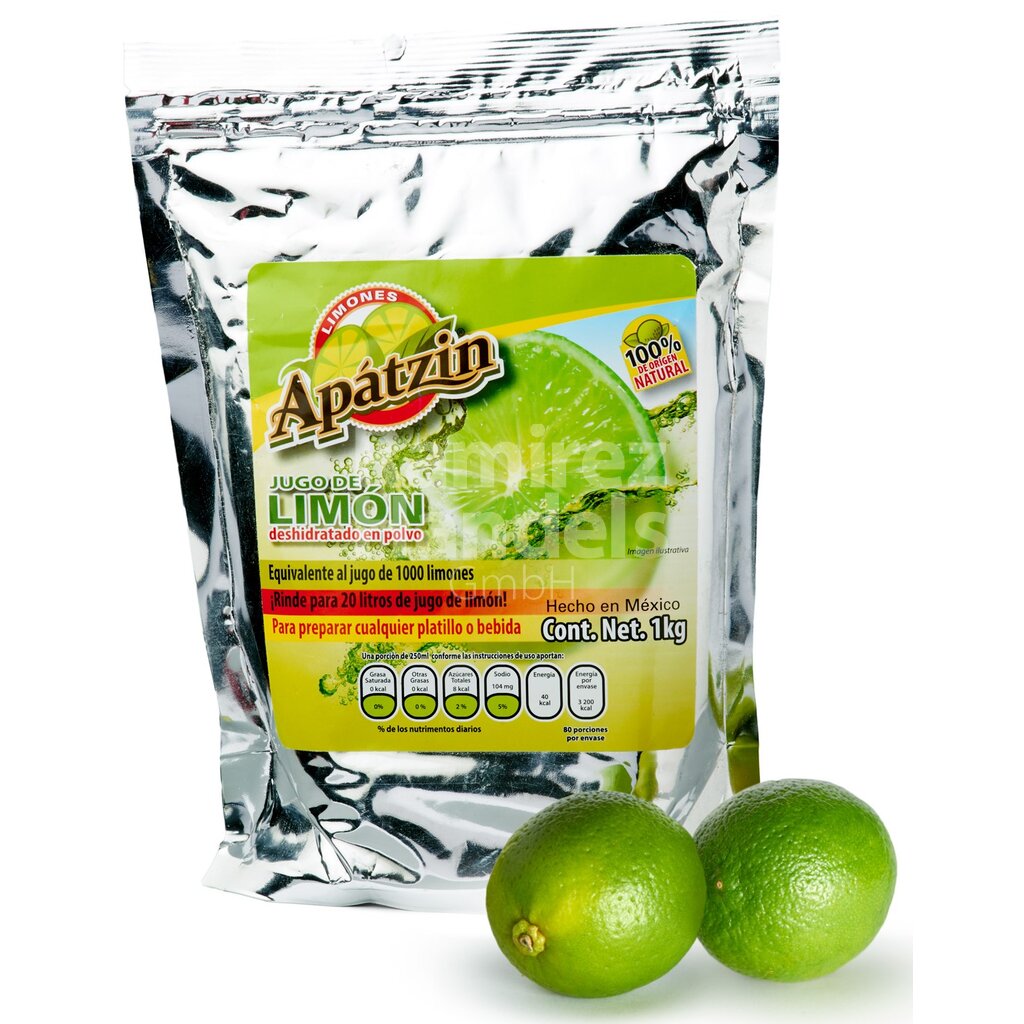 [MX0914] Reines Limettenpulver aus Michoacan - Apatzin 1 kg