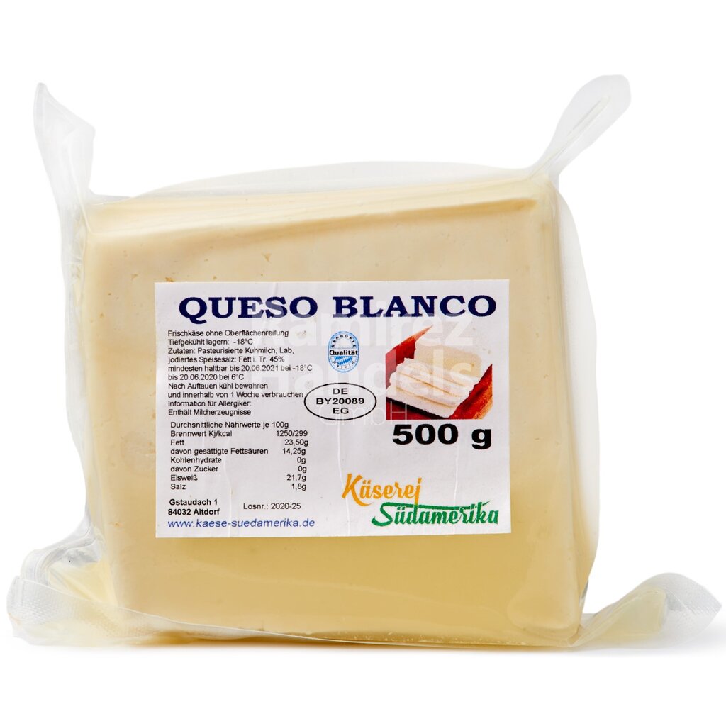 [MX0954] Panela - Blanco Käse Käserei Südamerika 500 g