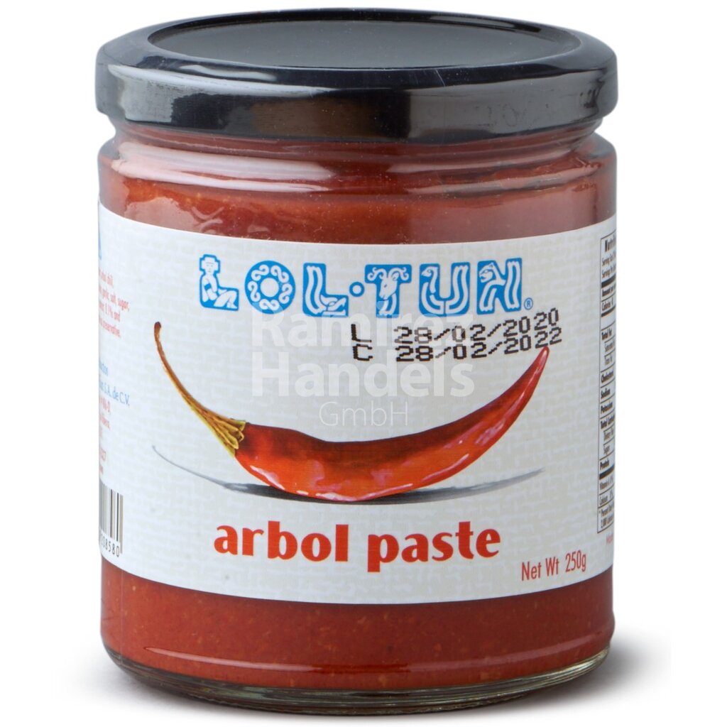 [MX0962] Bird's beak chili - chili de arbol paste LOL TUN 250 g