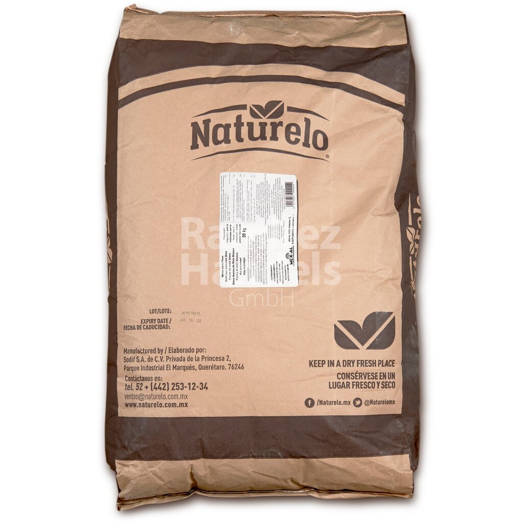 Maismehl für Tortillas Naturelo 20 kg SACK