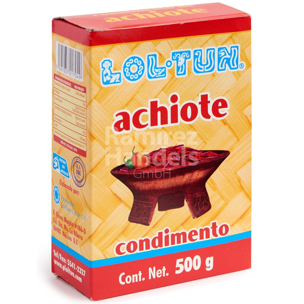 [MX1087] Achiote Paste LOL-TUN 500 g