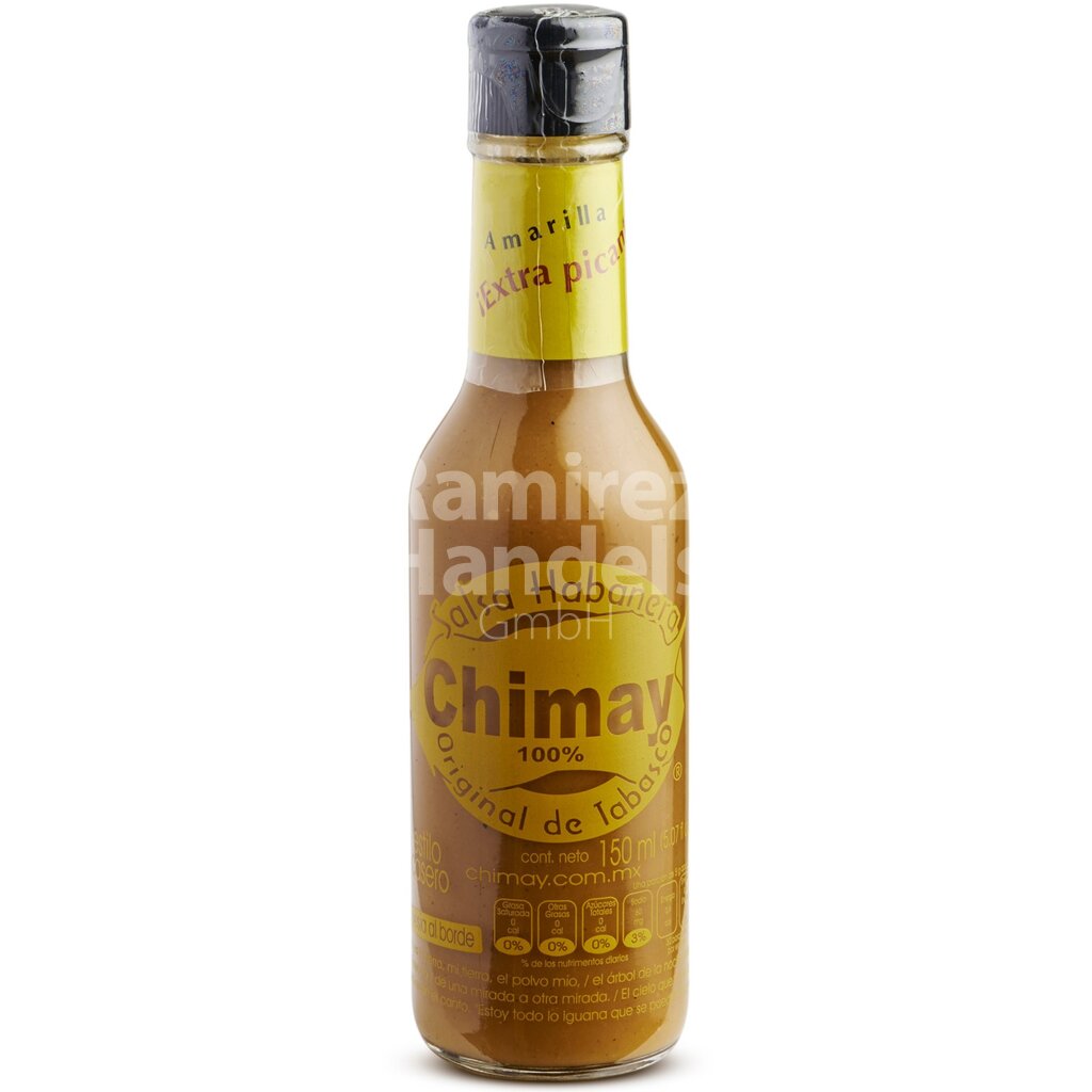 Salsa Habanera Extrascharf AMARILLA (Gelb) CHIMAY 150 ml