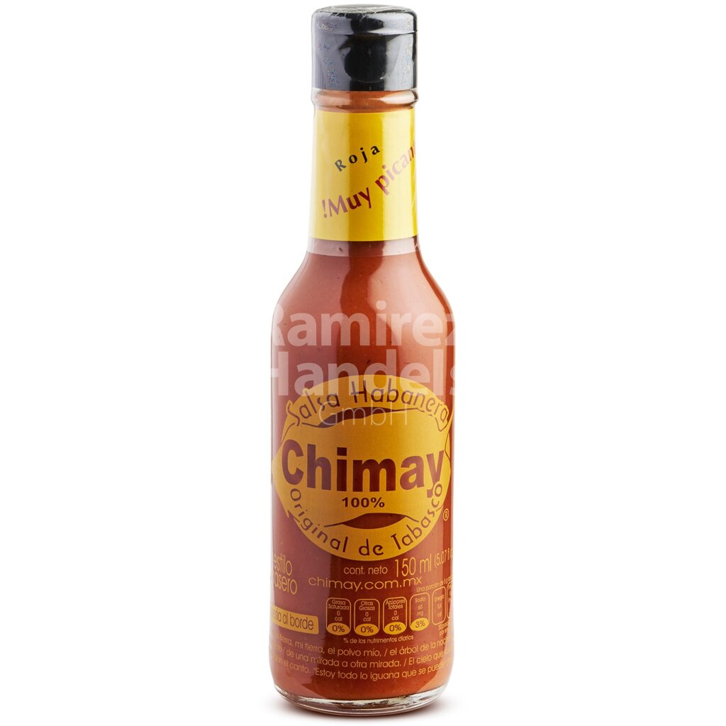 [MX1133] Salsa Habanera Scharf ROJA (rot) CHIMAY 150 ml