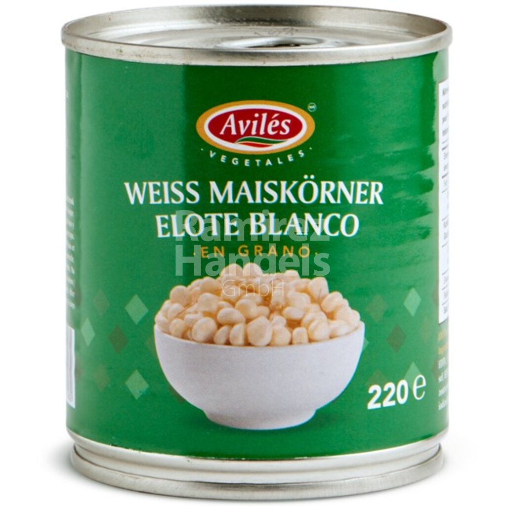 [MX1181] ELOTE BLANCO Mexicano AVILES 220 g KLEIN
