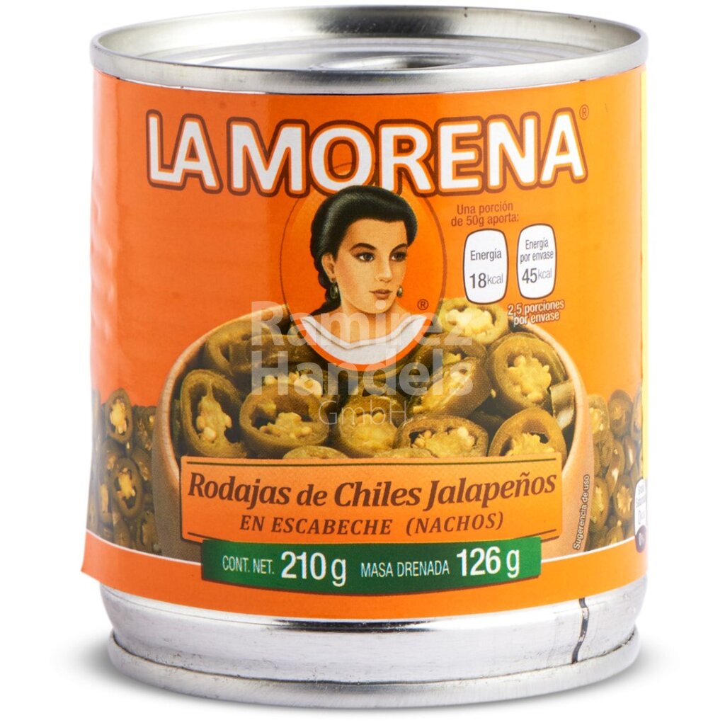 [MX1250] Chili Jalapeno Nachos LA MORENA - in Scheiben 210 g