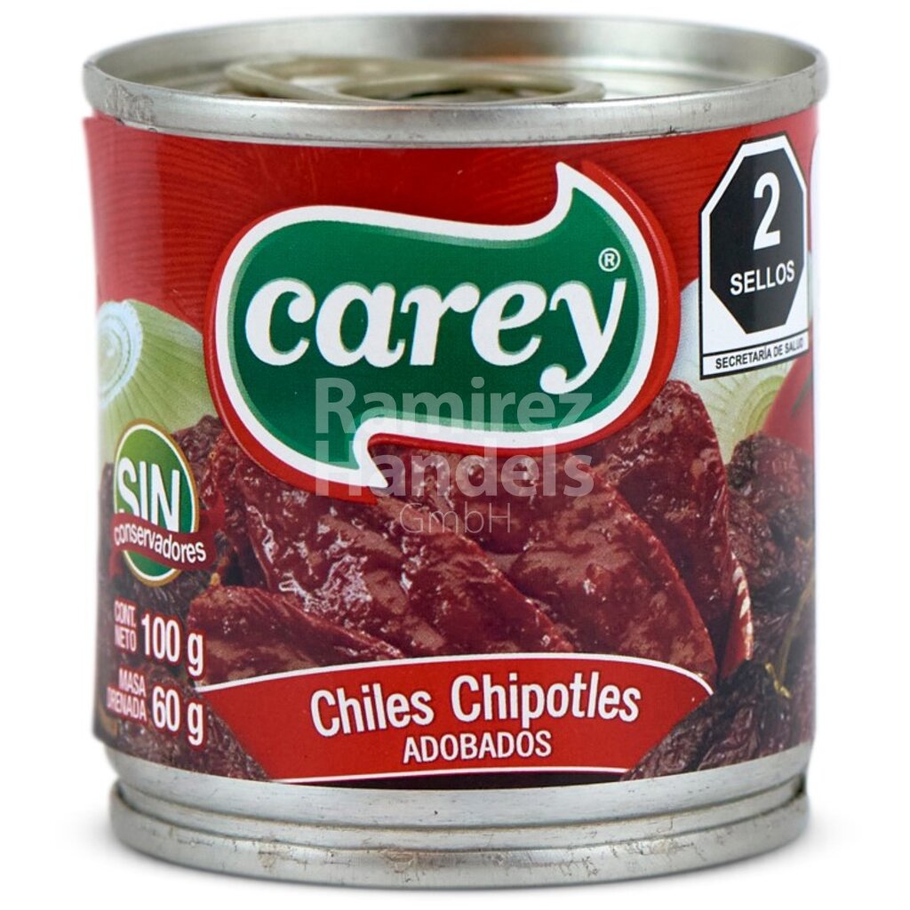 Chili Chipotles in Adobo Carey 100 g MINI KLEIN