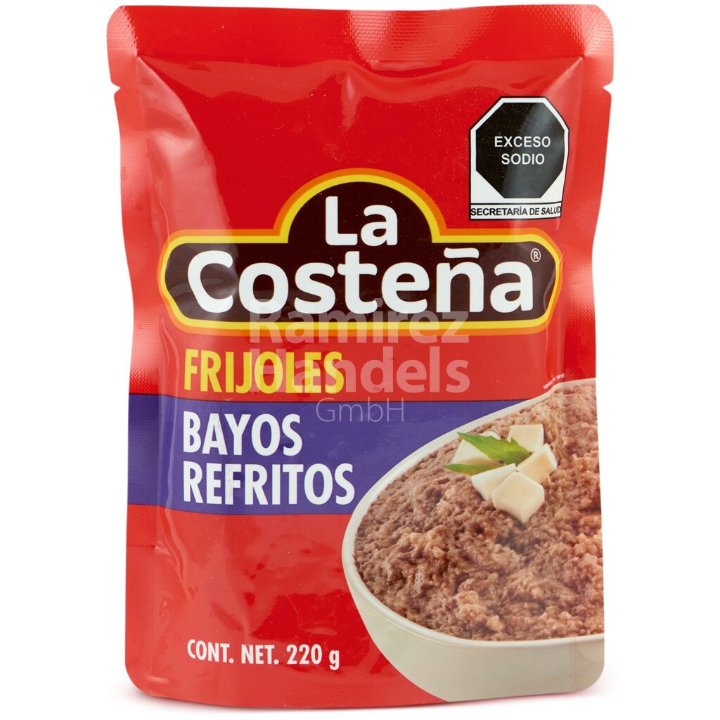 Frijoles Refritos Bayos - White Bean puree LA COSTENA 220 g
