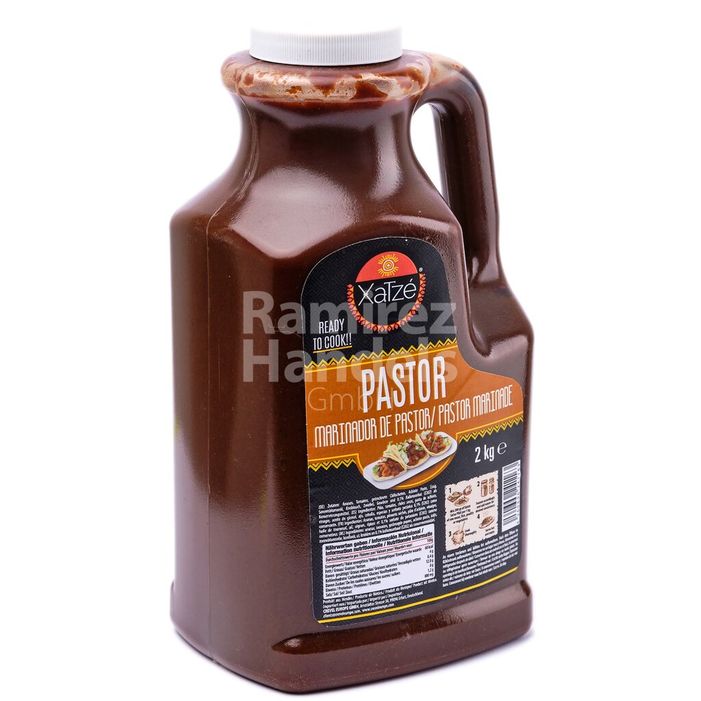 Pasta para Sazonar carne Al pastor XATZE 2 kg